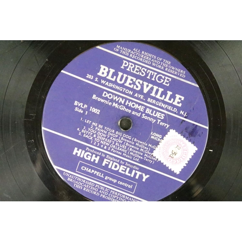 386 - Vinyl - 3 original US Blues albums on Prestige Bluesville records to include: Henry Townsend – Tired... 