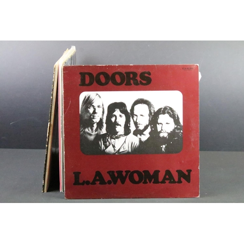 146 - Vinyl - 7 Doors LPs to include LA Woman, Strange Days, Morrison Hotel, Stoned Immaculate (private pr... 