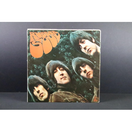 147 - Vinyl - 6 The Beatles LPs to include Rubber Soul (one box EMI) Vg+, Revolver (2 box EMI) Ex, Sgt Pep... 