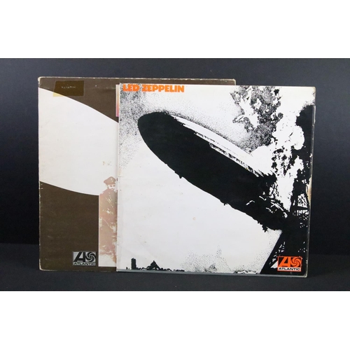 148 - Vinyl - 2 Led Zeppelin LPs to include I (orange lettering, Atlantic 588171, plum labels, grey strip ... 