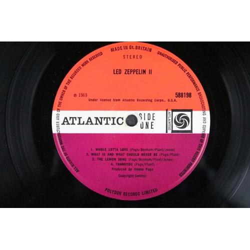 148 - Vinyl - 2 Led Zeppelin LPs to include I (orange lettering, Atlantic 588171, plum labels, grey strip ... 