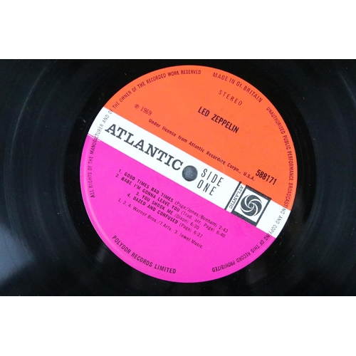 148 - Vinyl - 2 Led Zeppelin LPs to include I (orange lettering, Atlantic 588171, plum labels, grey strip ... 