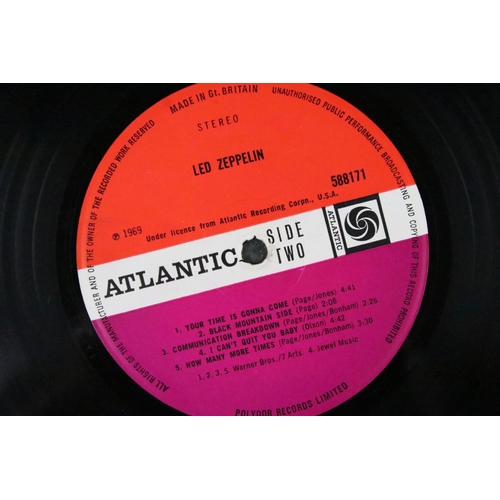 148 - Vinyl - 2 Led Zeppelin LPs to include I (orange lettering, Atlantic 588171, plum labels, grey strip ... 