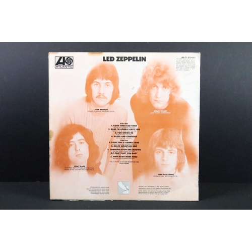 148 - Vinyl - 2 Led Zeppelin LPs to include I (orange lettering, Atlantic 588171, plum labels, grey strip ... 