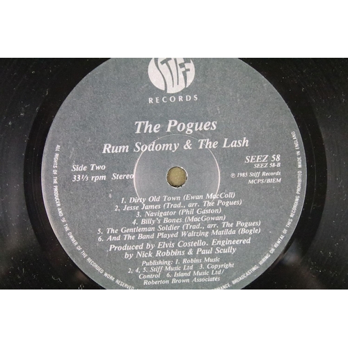 150 - Vinyl - 2 Pogues LPs to include Waiting For Herb (WEA – 4509-93463-1) Ex in open shrink, and Rum Sod... 