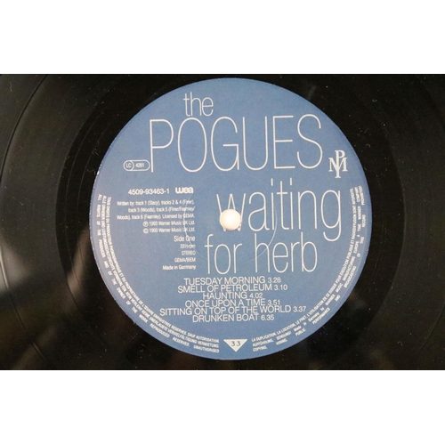 150 - Vinyl - 2 Pogues LPs to include Waiting For Herb (WEA – 4509-93463-1) Ex in open shrink, and Rum Sod... 