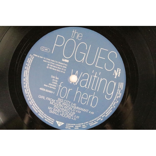 150 - Vinyl - 2 Pogues LPs to include Waiting For Herb (WEA – 4509-93463-1) Ex in open shrink, and Rum Sod... 