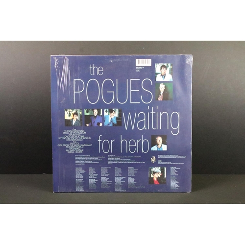 150 - Vinyl - 2 Pogues LPs to include Waiting For Herb (WEA – 4509-93463-1) Ex in open shrink, and Rum Sod... 