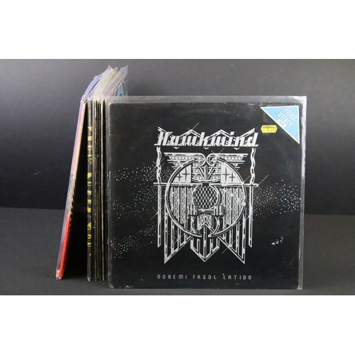 161 - Vinyl - 10 albums by Hawkwind and members, to include: Doremi Fasol Latido, Space Ritual x 2 (double... 