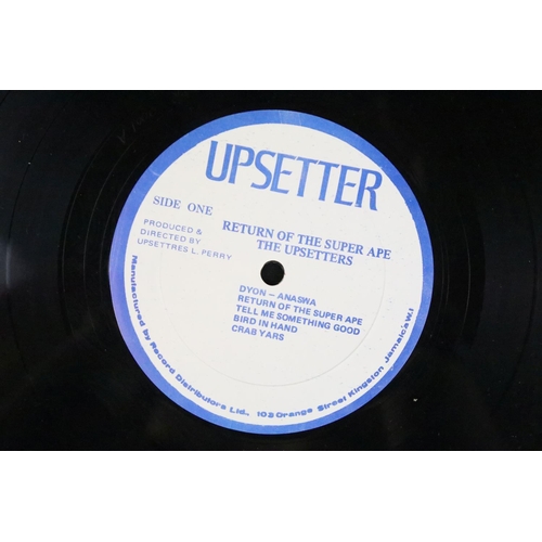 301 - Vinyl - Reggae - The Upsetters – Return Of The Super Ape. Original Jamaican 1978, blue font labels, ... 