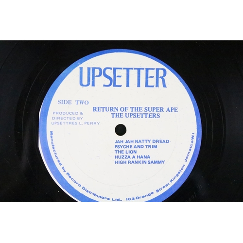 301 - Vinyl - Reggae - The Upsetters – Return Of The Super Ape. Original Jamaican 1978, blue font labels, ... 