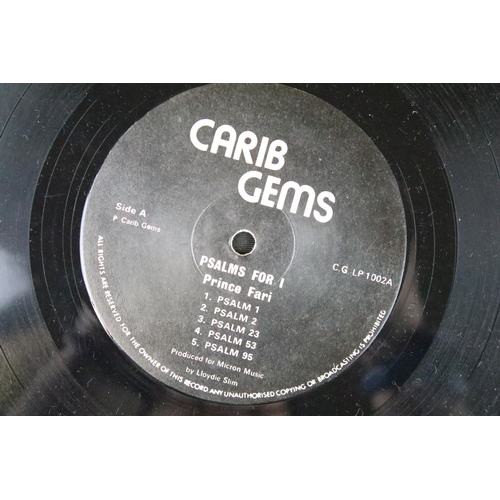 302 - Vinyl - Reggae - Prince Fari (Far I) – Psalms For I. Original UK 1976, black labels white font, Cari... 