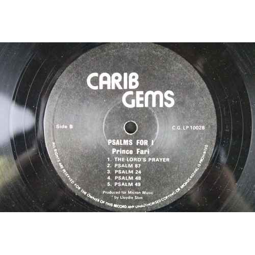 302 - Vinyl - Reggae - Prince Fari (Far I) – Psalms For I. Original UK 1976, black labels white font, Cari... 