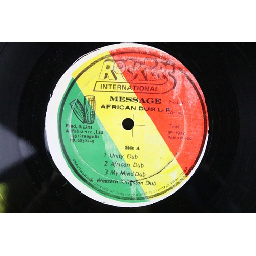 305 - Vinyl - Reggae - Augustus Pablo – Africa Must Be Free By 1983 (Dub). Original Jamaican 1st pressing,... 