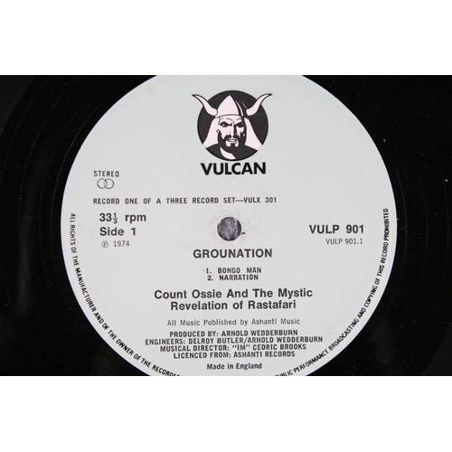 310 - Vinyl - Reggae - 3 albums by Count Ossie to include: Count Ossie & The Rasta Family – Man From Highe... 