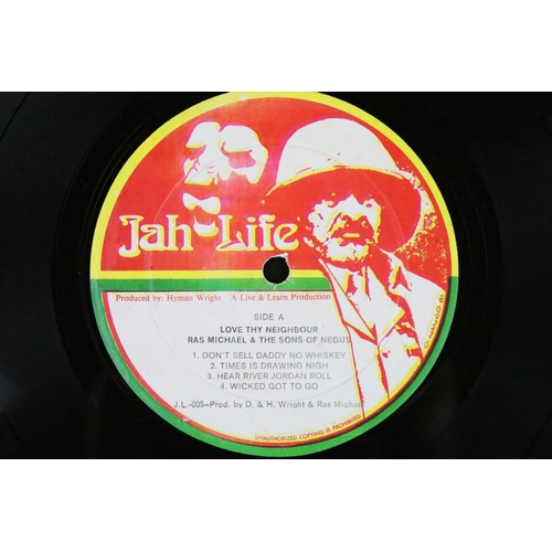 313 - Vinyl - Reggae - Ras Michael & The Sons Of Negus – Love Thy Neighbour. Original US 1981, Jah Life – ... 