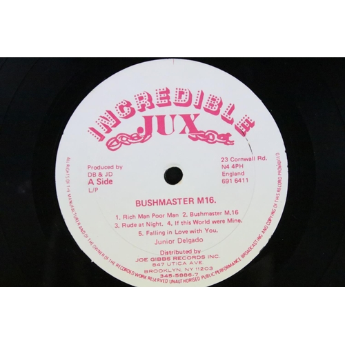 318 - Vinyl - Reggae - Junior Delgado – Bushmaster Revolution. Original Jamaican 1982, Incredible Jux – HB... 