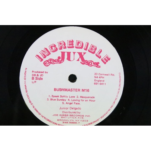 318 - Vinyl - Reggae - Junior Delgado – Bushmaster Revolution. Original Jamaican 1982, Incredible Jux – HB... 