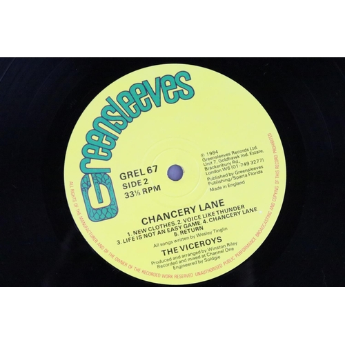 321 - Vinyl - Reggae - The Viceroys – Chancery Lane. Original UK 1984 1st pressing, Greensleeves Records –... 