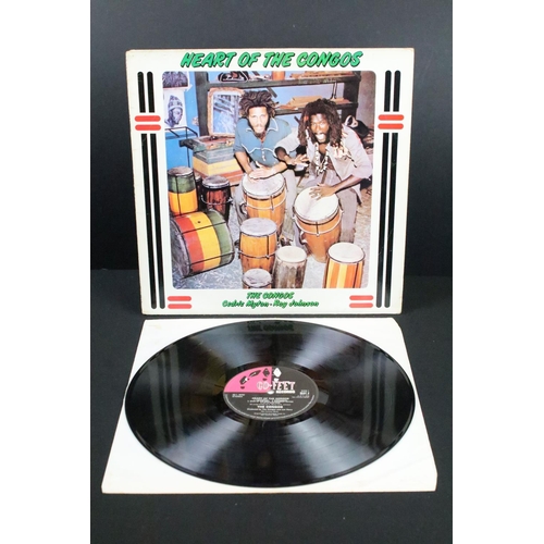 322 - Vinyl - Reggae - 2 albums one Go Feet Records to include: The Congos – Heart Of The Congos (UK 1980,... 