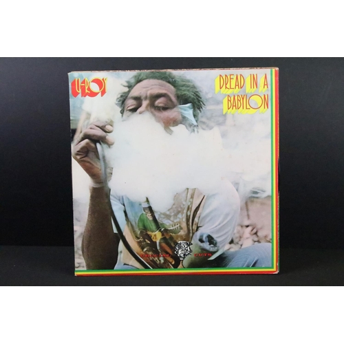 323 - Vinyl - Reggae - 4 albums by U-Roy to include: Dread In A Babylon (UK 1983, Virgin - VX 1007) VG+ / ... 