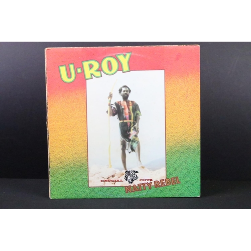 323 - Vinyl - Reggae - 4 albums by U-Roy to include: Dread In A Babylon (UK 1983, Virgin - VX 1007) VG+ / ... 