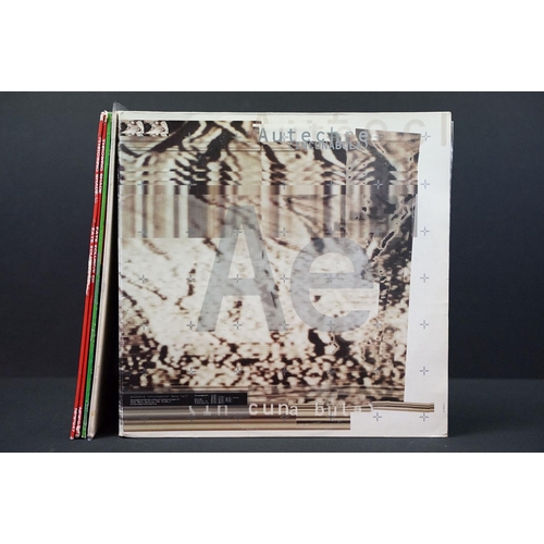 162 - Vinyl - 3 Electronic / Leftfield albums and 2 x 12” to include - Autechre – Incunabula. (Double LP o... 