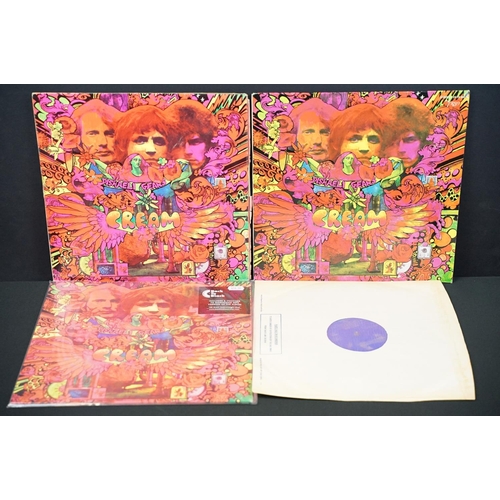 163 - Vinyl - 4 different versions of Cream Disraeli Gears to include original mono (Reaction, 593003, ful... 