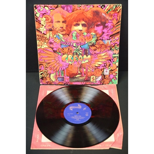 163 - Vinyl - 4 different versions of Cream Disraeli Gears to include original mono (Reaction, 593003, ful... 