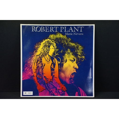 168 - Vinyl & Autographs - 6 albums by Led Zeppelin members and one 12” to include: Robert Plant - The Pri... 