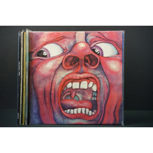 183 - Vinyl - 6 albums by King Crimson to include: In The Court Of The Crimson King (An Observation By Kin... 