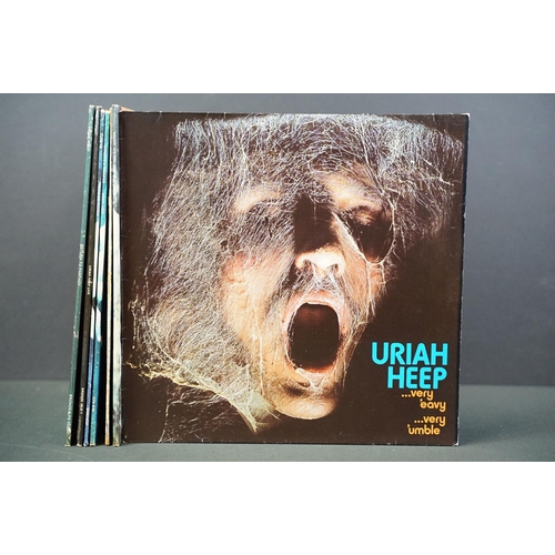 184 - Vinyl - 7 albums by Uriah help to include: ...Very 'Eavy Very 'Umble… (UK 1986, Castle Classics – CL... 