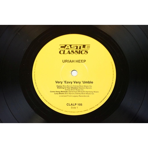 184 - Vinyl - 7 albums by Uriah help to include: ...Very 'Eavy Very 'Umble… (UK 1986, Castle Classics – CL... 