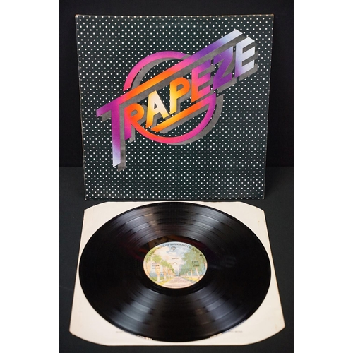 185 - Vinyl - 4 albums by Trapeze to include : Trapeze (UK 1970 1st pressing with gatefold sleeve, Thresho... 