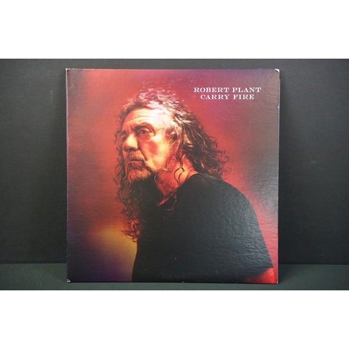 187 - Vinyl - 2 albums by Robert Plant to include: Carry Fire (2017 double album, one album is etched on o... 