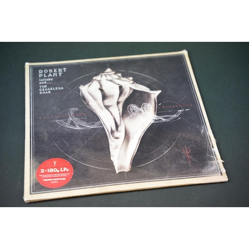 187 - Vinyl - 2 albums by Robert Plant to include: Carry Fire (2017 double album, one album is etched on o... 