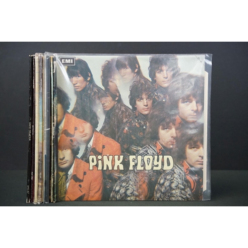 190 - Vinyl - 11 Pink Floyd and members albums to include: The Piper At The Gates Of Dawn (FA 3065), A Sau... 