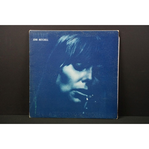 407 - Vinyl - 9 Joni Mitchell LPs to include Blue, Don Juan's Reckless Daughter, Chalk Mark In A Rain Stor... 