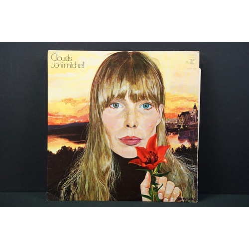 407 - Vinyl - 9 Joni Mitchell LPs to include Blue, Don Juan's Reckless Daughter, Chalk Mark In A Rain Stor... 