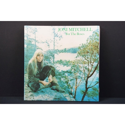 407 - Vinyl - 9 Joni Mitchell LPs to include Blue, Don Juan's Reckless Daughter, Chalk Mark In A Rain Stor... 