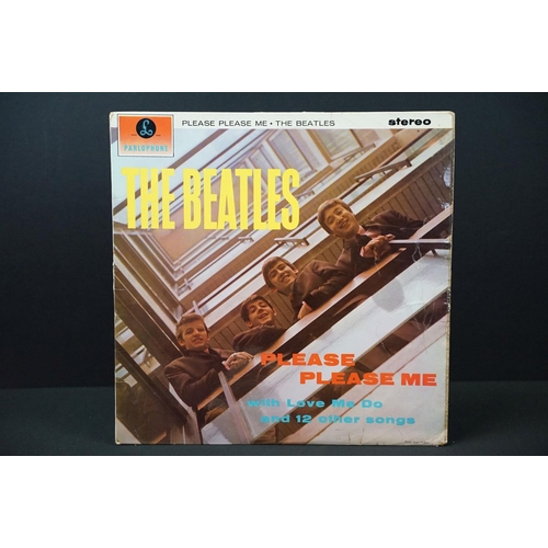 170 - Vinyl - The Beatles - Please Please Me. Original UK 1963 5th Stereo pressing, Rounded ''flipback’’, ... 