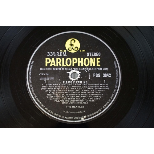 170 - Vinyl - The Beatles - Please Please Me. Original UK 1963 5th Stereo pressing, Rounded ''flipback’’, ... 