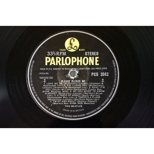 170 - Vinyl - The Beatles - Please Please Me. Original UK 1963 5th Stereo pressing, Rounded ''flipback’’, ... 