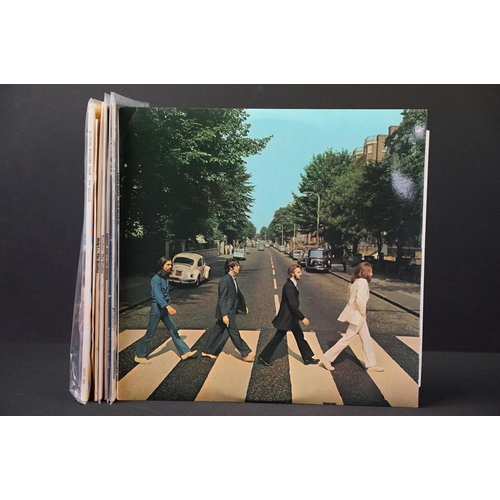 172 - Vinyl - 8 albums by The Beatles to include: Abbey Road x 2 (one UK and one Swedish), Let It Be (UK G... 