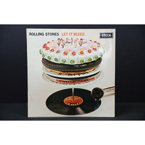 174 - Vinyl - Rolling Stones - Let It Bleed. UK 1969 stereo, boxed Decca labels, P-1W / 5W matrices with o... 