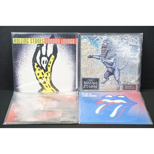 177 - Vinyl - 4 1990-2023 release Rolling Stones albums to include: Bridges To Babylon (UK / EU 1997 doubl... 