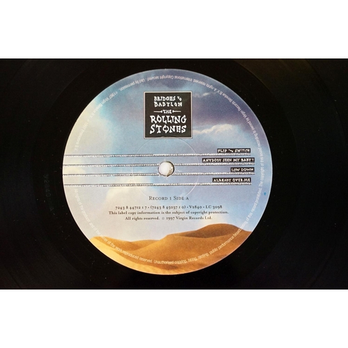 177 - Vinyl - 4 1990-2023 release Rolling Stones albums to include: Bridges To Babylon (UK / EU 1997 doubl... 