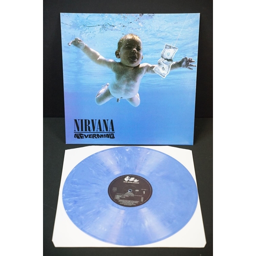 179 - Vinyl - 4 recent release albums by US Alternative bands to include: Nirvana – Nevermind (EU 2015 mar... 