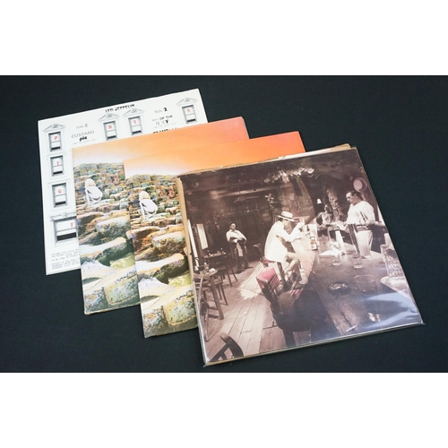 236 - Vinyl - 14 Led Zeppelin and one Robert Plant UK pressing albums to include: Untitled - II (orange gr... 