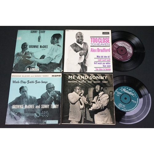 394 - Vinyl - 11 original UK mainly Blues EP’s to include: Scrapper Blackwell – Longtime Blues (Collector ... 